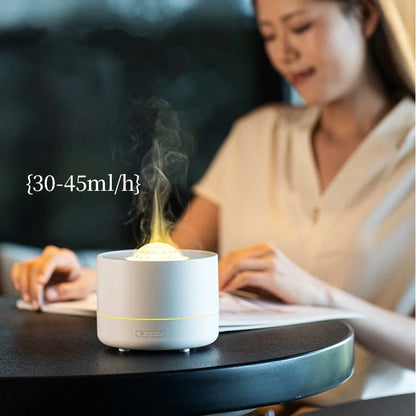 4 in 1 Flame Humidifier & Starry Projector ✨