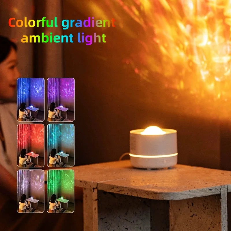 4 in 1 Flame Humidifier & Starry Projector ✨