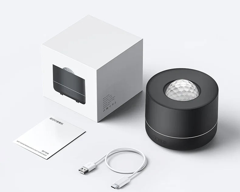 4 in 1 Flame Humidifier & Starry Projector ✨