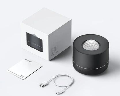 4 in 1 Flame Humidifier & Starry Projector ✨